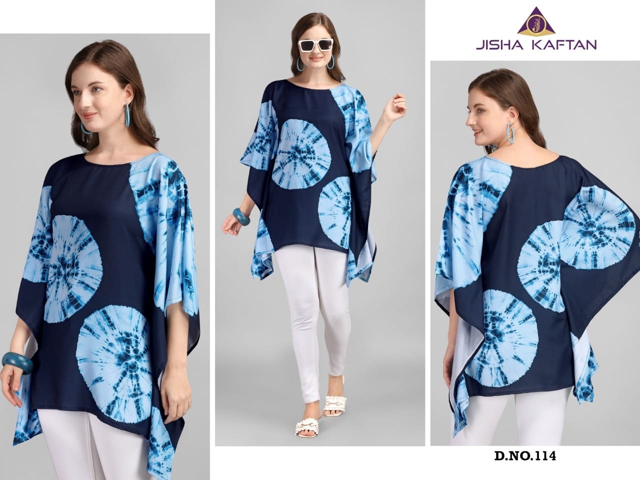 Jelite Kaftan Tunics 2 Latest Casual Wear Rayon Digital Printed Wear Top Collection